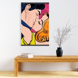 Magnetic 20 x 30 - Pop art style couple