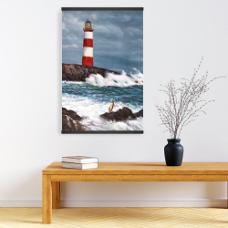 Magnetic 20 x 30 - Lighthouse at the edge of the sea unleashed