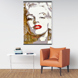 Magnétique 28 x 42 - Marilyn monroe et typographie