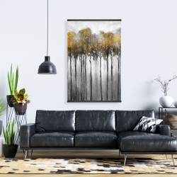 Magnetic 28 x 42 - Abstract yellow forest