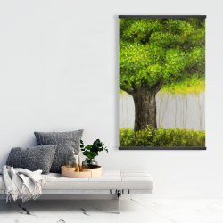 Magnétique 28 x 42 - Gros arbre vert