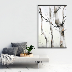 Magnetic 28 x 42 - Three birches trees