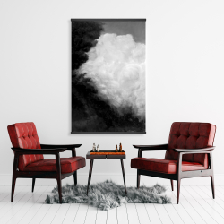 Magnétique 28 x 42 - Nuages sombres monochrome