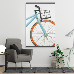 Magnetic 28 x 42 - Orange and blue bike