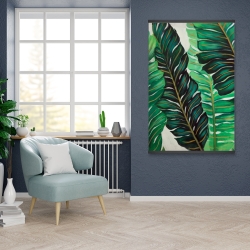 Magnétique 28 x 42 - Feuilles de plantes exotiques