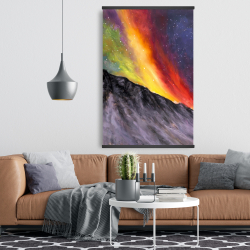 Magnetic 28 x 42 - Aurora borealis in the mountain