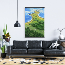 Magnetic 28 x 42 - Golf course on the coast