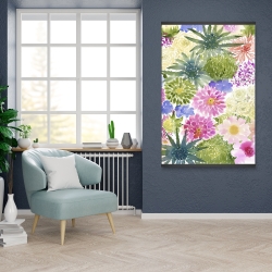 Magnétique 28 x 42 - Ensemble de fleurs exotiques