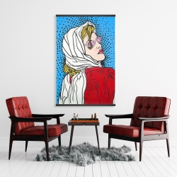 Magnétique 28 x 42 - Femme pop art