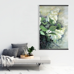 Magnetic 28 x 42 - White lilacs