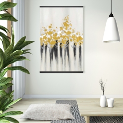 Magnetic 28 x 42 - Abstract gold flowers 