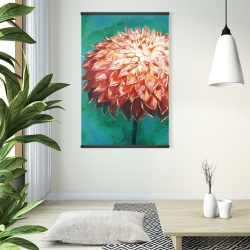 Magnetic 28 x 42 - Abstract dahlia flower