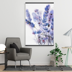 Magnetic 28 x 42 - Watercolor lavender flowers