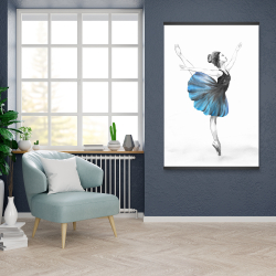 Magnétique 28 x 42 - Petite ballerine bleue