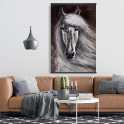 Magnétique 28 x 42 - Fier cheval blanc