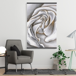 Magnétique 28 x 42 - Centre d'une rose blanche