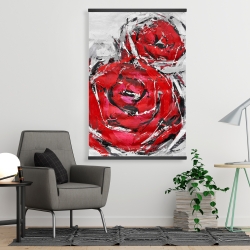 Magnetic 28 x 42 - Abstract red roses