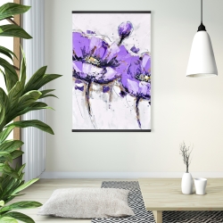 Magnetic 28 x 42 - Purple anemone flowers
