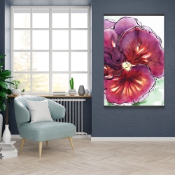 Magnétique 28 x 42 - Orchidée floraison avec des pétales ondulés