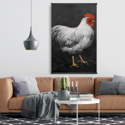 Magnetic 28 x 42 - Grey rooster 2