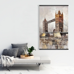 Magnétique 28 x 42 - Le tower bridge par un jour gris