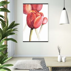 Magnetic 28 x 42 - Blossoming tulips closeup