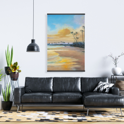 Magnétique 28 x 42 - Couché de soleil à la mer