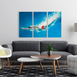 Canvas 24 x 36 - Diving jump