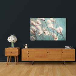 Canvas 24 x 36 - Cotton grass flowers in the wind