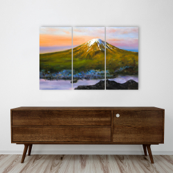 Toile 24 x 36 - Paysage du mont fuji