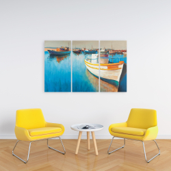 Canvas 24 x 36 - Fishing boats at the marina