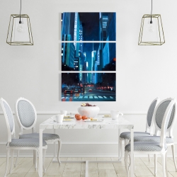 Toile 24 x 36 - Soirée à manhattan, new-york