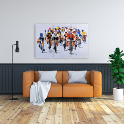Canvas 24 x 36 - Cycling competition