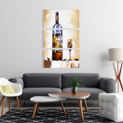 Canvas 24 x 36 - White wine