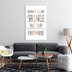 Toile 24 x 36 - Kindness is free sprinkle that stuff everywhere