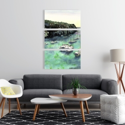 Toile 24 x 36 - Bateaux à cala macarella