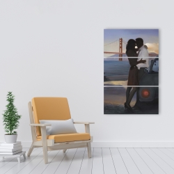 Canvas 24 x 36 - A loving couple in san francisco