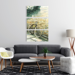 Canvas 24 x 36 - Old urban bicycle