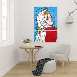 Toile 24 x 36 - Femme pop art