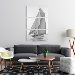 Canvas 24 x 36 - Vintage sailing ship