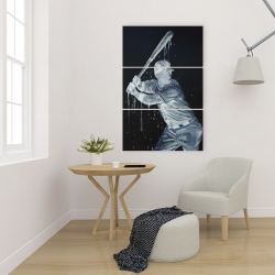 Toile 24 x 36 - Joueur de baseball