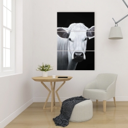 Canvas 24 x 36 - White cow