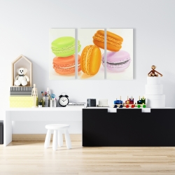 Toile 24 x 36 - Petites bouchées de macarons