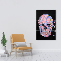 Canvas 24 x 36 - Flower skull