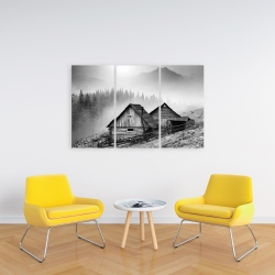 Canvas 24 x 36 - Mountain carpathian village