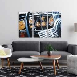 Canvas 24 x 36 - Vintage car interior