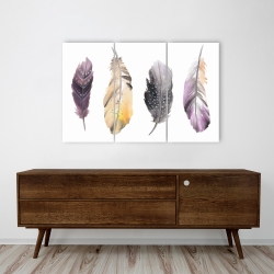 Canvas 24 x 36 - Bohemian feather set