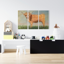 Canvas 24 x 36 - Daisy the highland cow