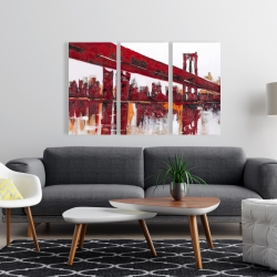 Canvas 24 x 36 - Red bridge