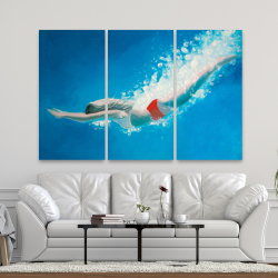 Canvas 40 x 60 - Diving jump